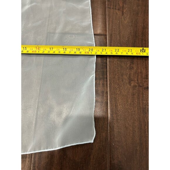 Cejon Sheer Rectangle Scarf Scarf Light Blue One Size Lightweight Wrap Shawl - Picture 8 of 9